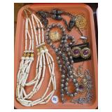 COSTUME JEWELRY BOX LOT