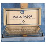 IMPERIAL NO. 2 ROLLS RAZOR NICKEL PLATED