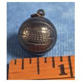 ANTIQUE STERLING SILVER 1940 BASKETBALL CHARM
