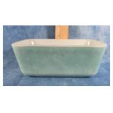 VINTAGE PYREX #0502 TURQUOISE REFRIGERATOR DISH