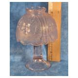 PINK DEPRESSION GLASS FAIRY LAMP
