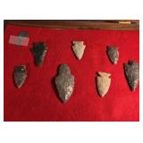 NATIVE AMERICAN FLINT ARROWHEADS FOUND IN OHIO