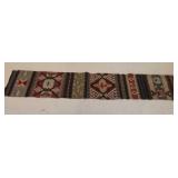 HAND WOVEN NATIVE AMERICAN TABLE RUNNER 4FT LONG