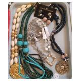 COSTUME JEWELRY BOX LOT