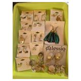 COSTUME JEWELRY BOX LOT