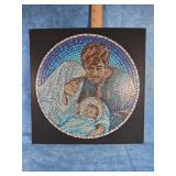 ROLAN A. JOHNSON "A CHILD IS BORN"  14" x 14"