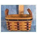 LONGABERGER PROUDLY AMERICAN SALT & PEPPER BASKET