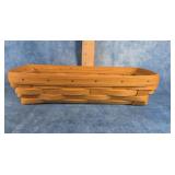 LONGABERGER RECTANGLE BASKET 11" x 5"
