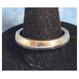 HAND-HAMMERED STERLING SILVER RING SIZE 8.5