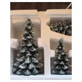 DEPARTMENT 56 VILLAGE EVERGREEN TREES