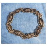 SIAM STERLING SILVER NIELLO PANEL BRACELET