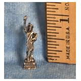 STERLING SILVER STATUE OF LIBERTY CHARM 3g