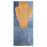 STERLING SILVER TWISTED ROPE CHAIN NECKLACE 36"