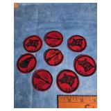 8 BOY SCOUTS OF AMERICA PATROL MEDALLION PATCHES