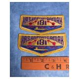 TWO BOY SCOUTS OF AMERICA ODER OF THE ARROW