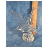 WATERFORD CRYSTAL FLYING BALD EAGLE SCULPTURE
