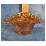 VINTAGE FENTON BLACKBERRY CARNIVAL GLASS BOWL