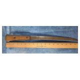 VINTAGE VILLAGE BLACKSMITH BUTCHER KNIFE