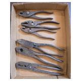 VINTAGE PLIERS BOX LOT