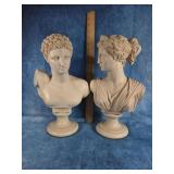 SET OF 2 GOD HERMES & GODDESS APHRODITE VENUS