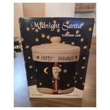 MIDNIGHT SANTA COOKIE JAR IN BOX BY BECCA  BARTON
