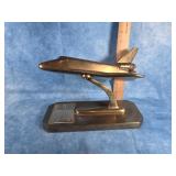 VTG. BRASS SPACE SHUTTLE ORBITER COLUMBIA NASA