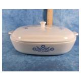 BLUE CORNFLOWER CORNING WARE CASSEROLE DISH