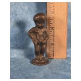 BRONZE BELGIUM BOY FIGURINE