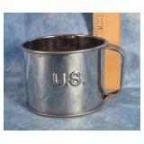 JACOB BROMWELL CLASSIC TIN CUP EMAKE CIVIL WAR ERA