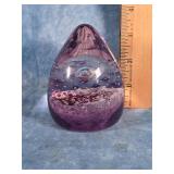 CAITHNESS TROPICAL RAIN  ART GLASS PAPERWEIGHT