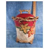 AUTUMN HARVEST CERAMIC COOKIE JAR