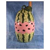9.5" 4 PIECE CERAMIC WATERMELON COOKIE JAR