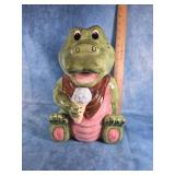ALEXANDER ALLIGATOR CERAMIC COOKIE JAR