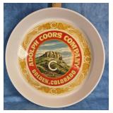 VINTAGE ADOLPH COORS PLASTIC SERVING TRAY