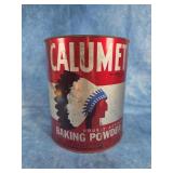 VINTAGE CALUMET BAKING SODA TIN 10LBS