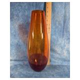 MID-CENTURY MODERN ART GLASS VASE 12"