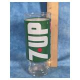 7-UP  PEDESTAL DRINKING GLASS