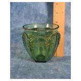 FOSTORIA PRISCILLA EMERALD GREEN OPEN SPOONER