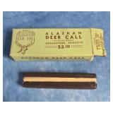 VINTAGE ALASKAN DEER CALL IN ORIGINAL BOX