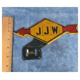 VINTAGE SUNOCO LICENSE PLATE TOPPER