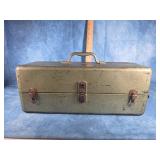 VINTAGE MY BUDDY METAL FISHING TACKLE BOX