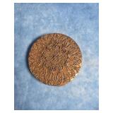 VTG. GOLD-TONE FILIGREE COMPACT