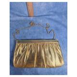 ANDE GOLD EVENING BAG CHAIN HANDLE