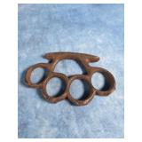 CUSTOM MADE CAST IRON BRASS KNUCKLES