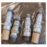 FOUR AIRCRAFT SPARK PLUGS AC