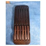SET OF 6 CASE XX M 254 STEAK KNIVES