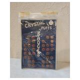 "CRYSTAL PUFFS" BADGES AND DISPLAY