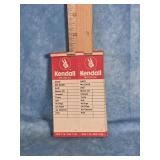 VTG. KENDALL MOTOR OIL SERVICE DOOR JAMB TABS
