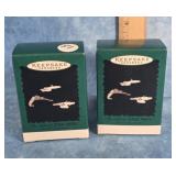 STAR TREK HALLMARK ORNAMENTS SHIPS OF STAR TREK