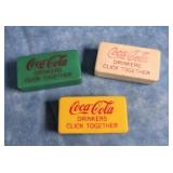 THREE VINTAGE COCA-COLA CLICKERS